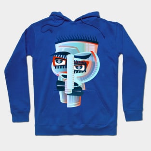 Face Abstract Art Hoodie